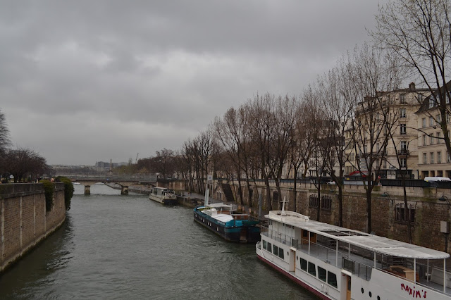 River Seine, by Notre Dame in Paris