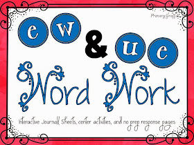 http://www.teacherspayteachers.com/Product/Phonics-Word-Work-ew-ue-1209106