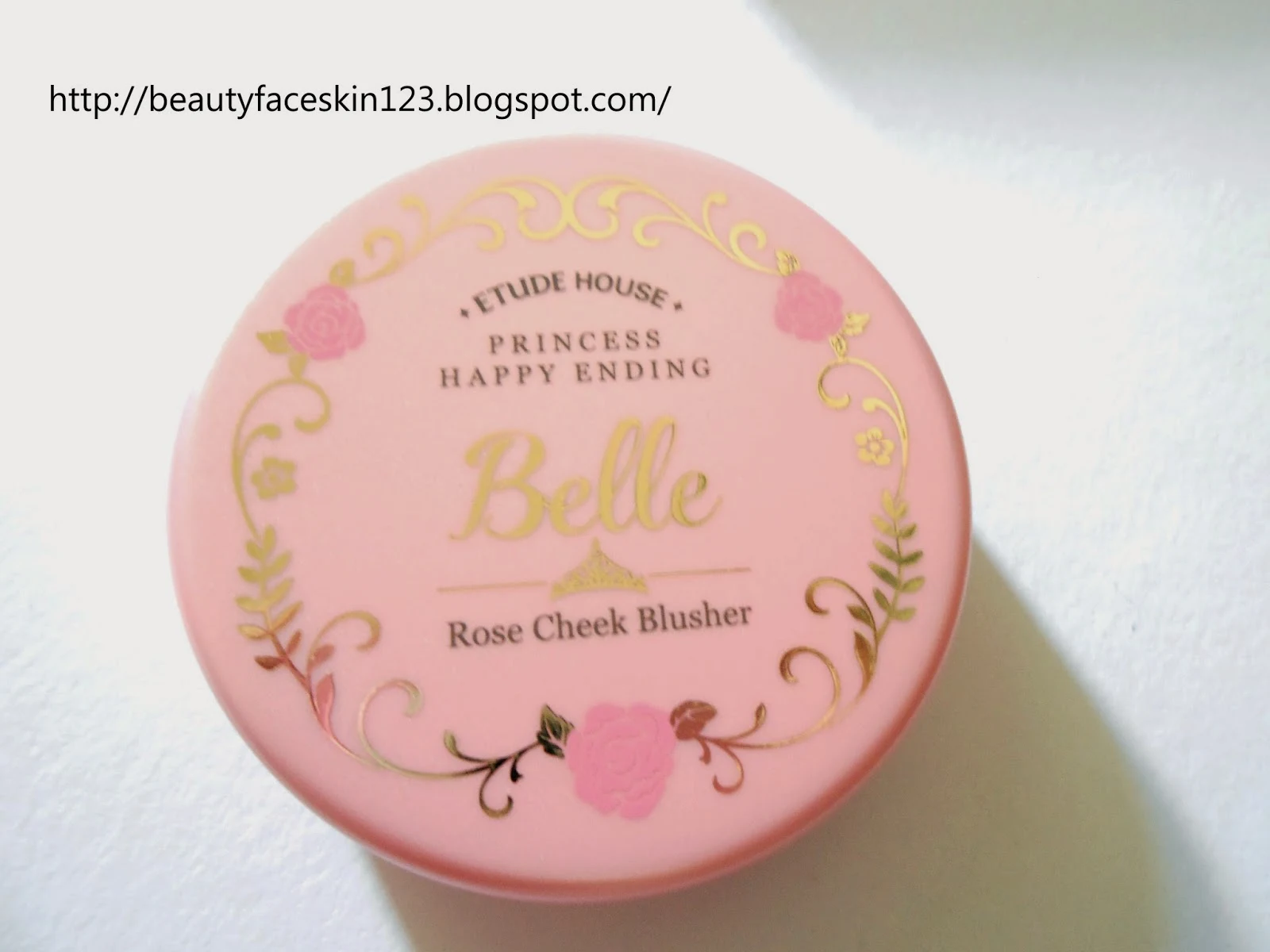 ETUDE HOUSE PRINCESS HAPPY ENDING ROSE CHEEK BLUSHER #1 PINK SHINE ROSE