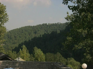 view from guest house to Mushk Puri
