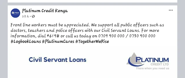 Platinum Credit Kenya 