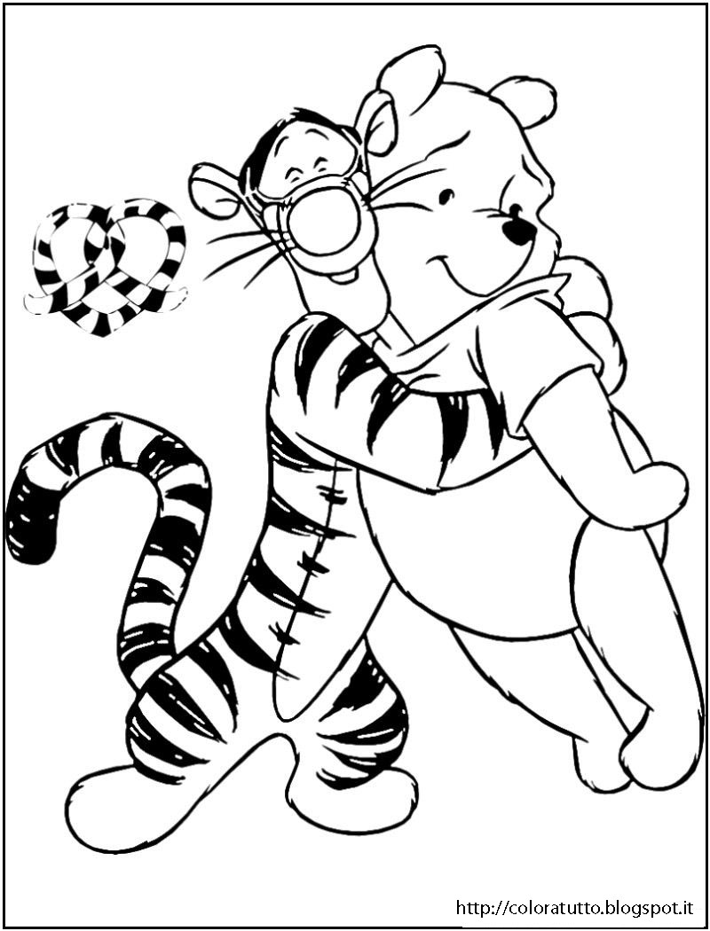Tigro coloring page