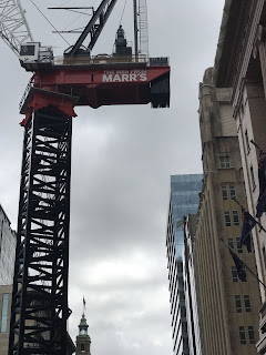 Men from Marr's crane in Martin Place, 2019