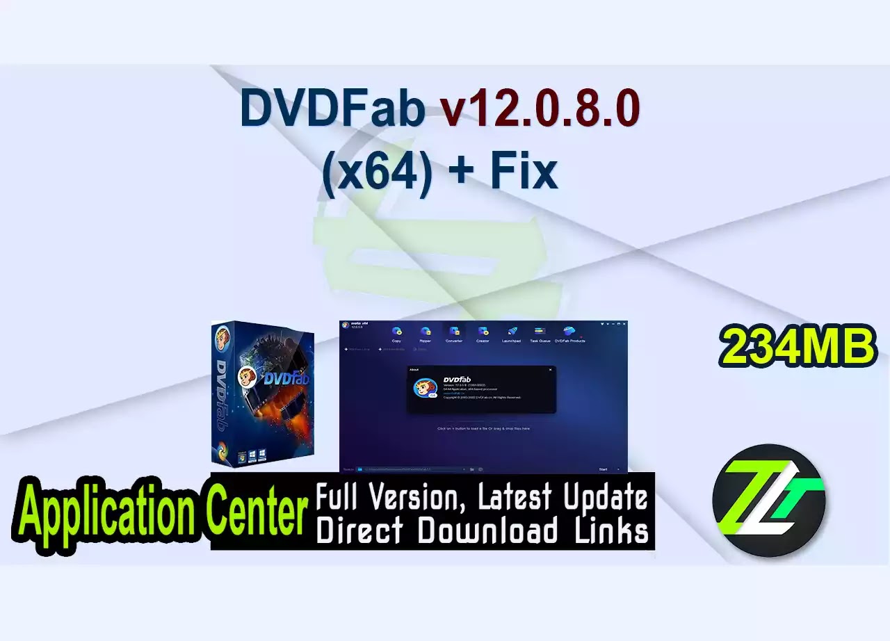 DVDFab v12.0.8.0 (x64) + Fix 