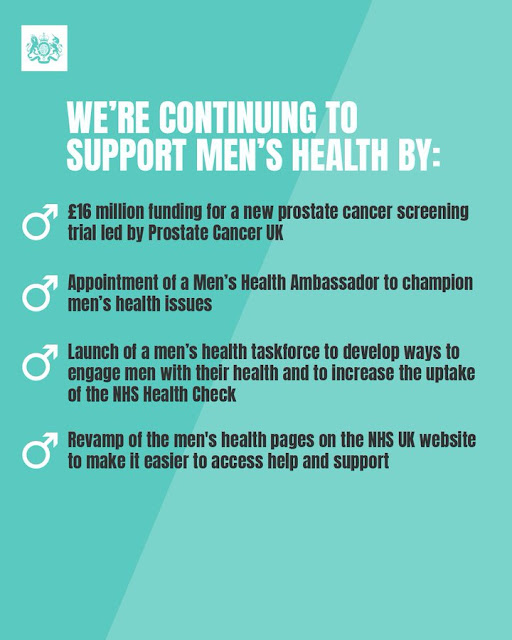 UK Gov supporting mens health