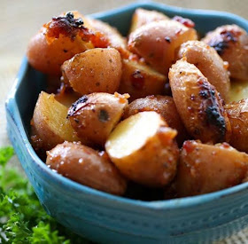 Honey Dijon Roasted Red Potatoes