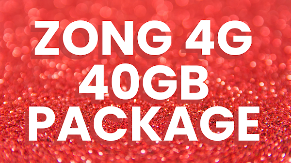 Zong Weekly Pro Package Code | Unlimited Internet For 7 Days