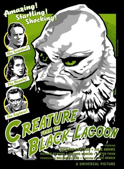 THE 31 DAYS OF HALLOWEEN: DAY 22 Rob Kelly's Classic Monster Posters!