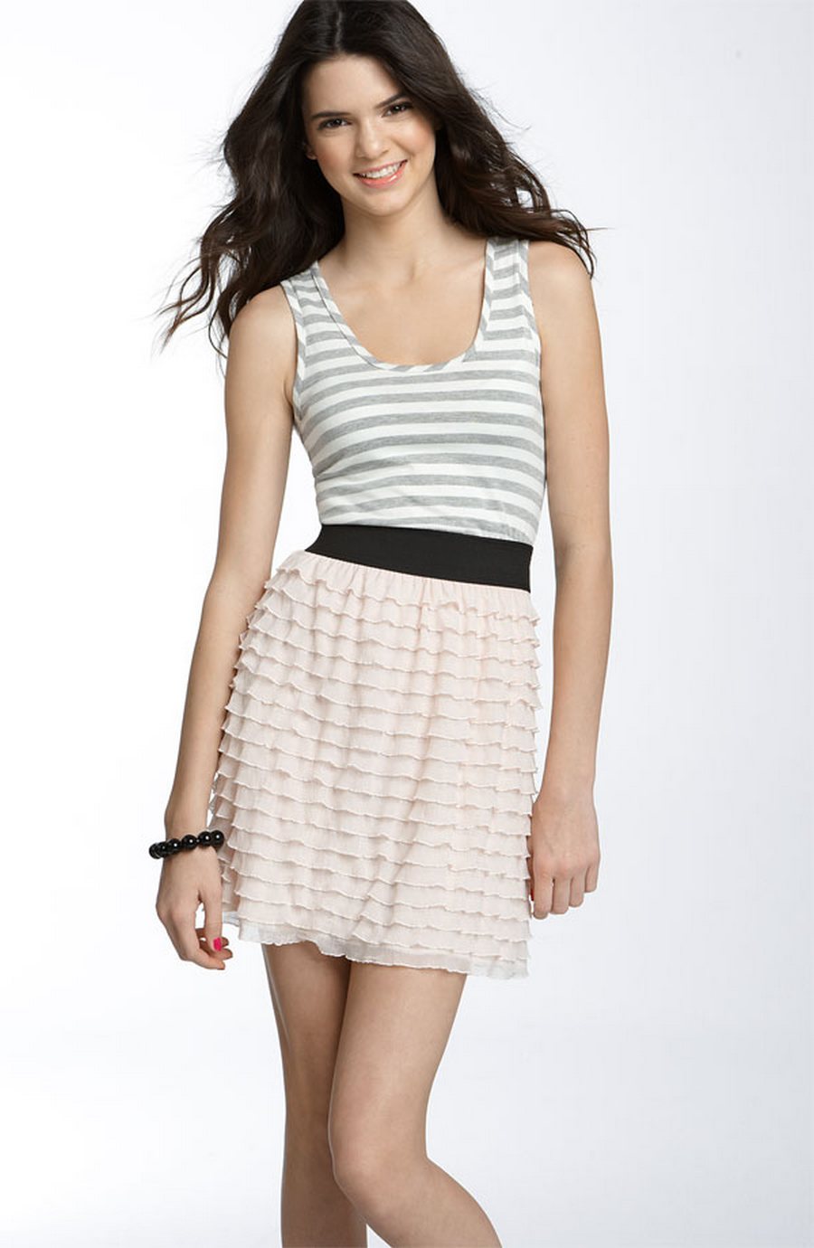 [Photo] Model Kendall Jenner-Trendy Stylish Striped Fashion Style|Top