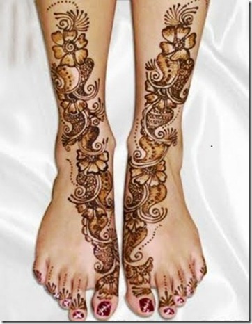 Henna Foot Designs