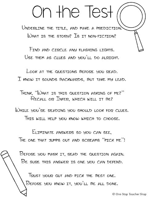 Test prep can be stressful, but it doesn't have to be!  Read my favorite test prep ideas for test taking strategies and getting students ready for standardized tests. Grab the free test taking strategies rap! (It's adorable)