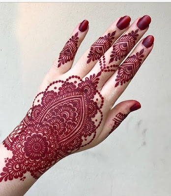 New and Latest Mehndi Design Simple and Easy Collection