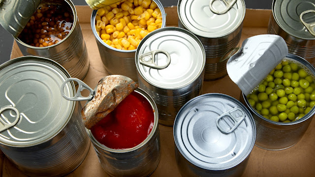 Canned soup