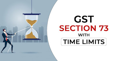 GST Section 73 with Time Limits