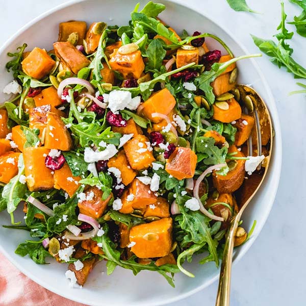 Salad khoai lang hỗ trợ giảm cân
