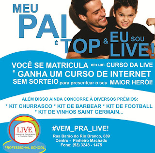 PROMOÇÃO MEU PAI É TOP E EU SOU LIVE 