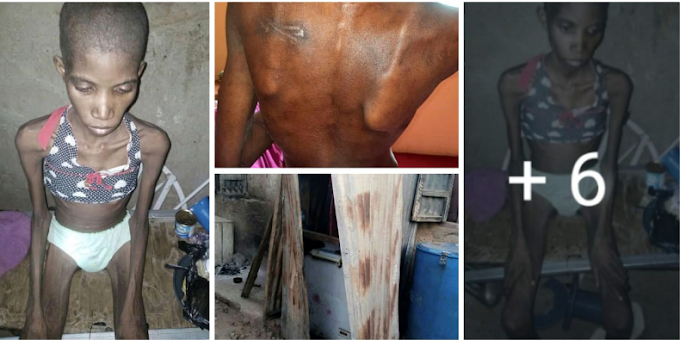 Police rescue a 17-year-old girl allegedly starved, beaten, and imprisoned for 8 months in a goat pen by her aunt in Plateau (photos)