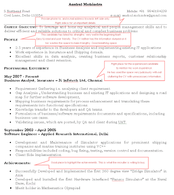 sample resume. simple resume examples. Sample