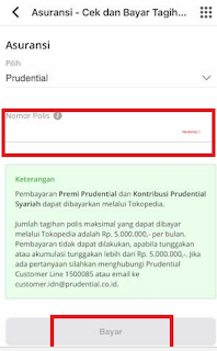 Cara Bayar Premi Prudential via Ovo dan Mobile Banking