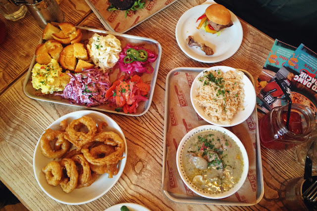 Gumbo and sides  - Cue Barbecue Aberdeen