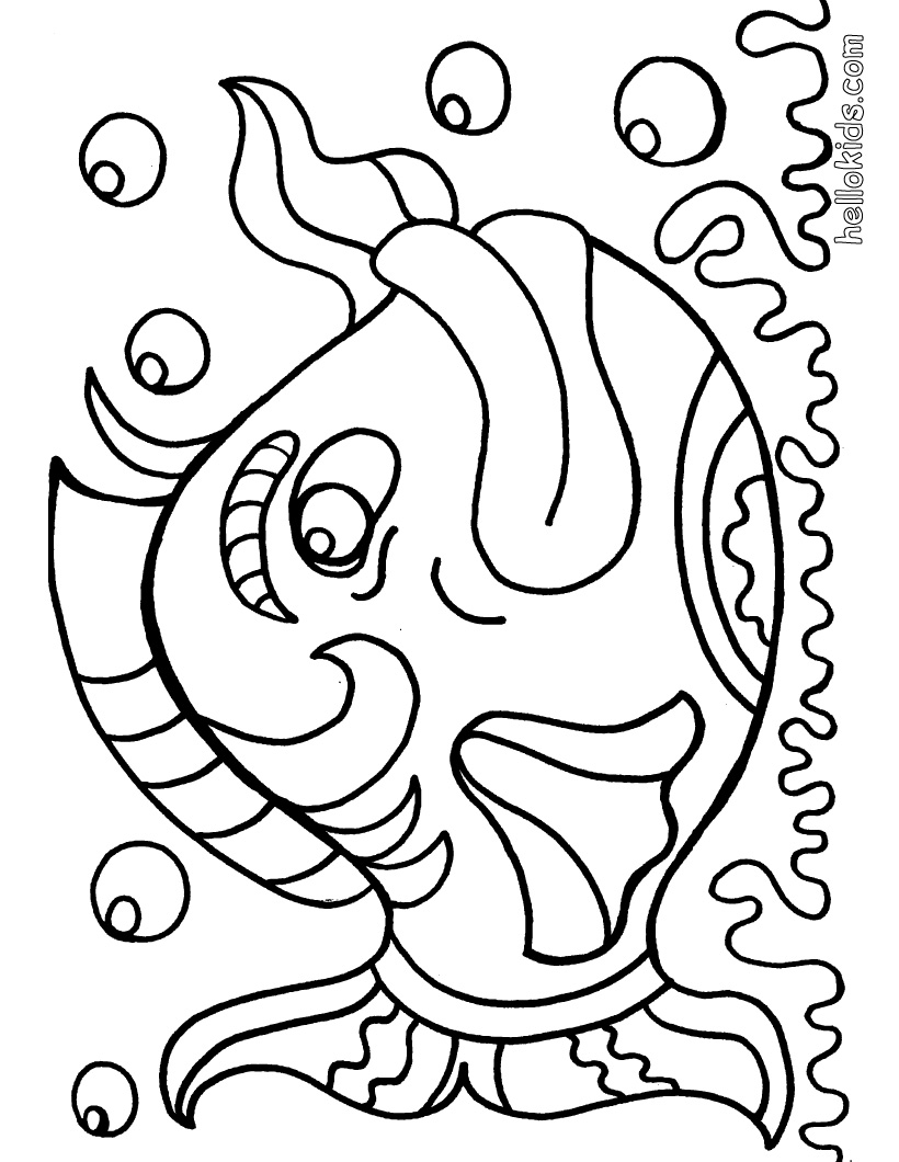 Large Free Printable Coloring Pages 1