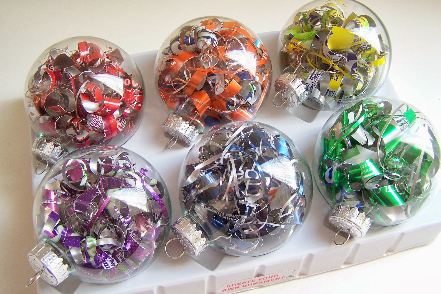 How to Recycle  Recycled  Christmas  Tree  Ornaments