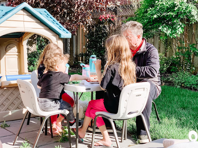 grandfather with kids 