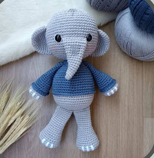 PATRON GRATIS ELEFANTE AMIGURUMI 56893