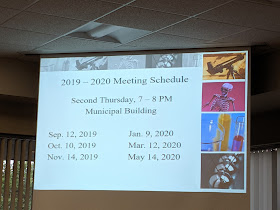 FEF meeting schedule for the coming school year 2019-2020