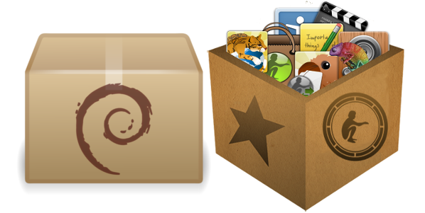 Ilustrasi package debian