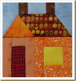 Orange building house