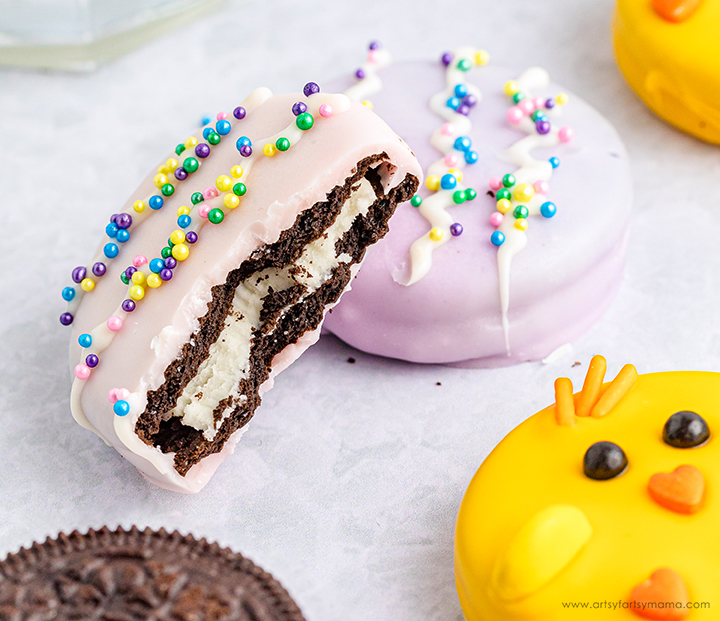 Oreo Easter Egg + Chick Cookies