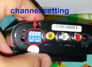 transmitter receiver channel setting