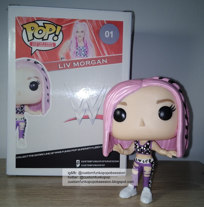 Wrestling Custom Funko Pop Of Liv Morgan 