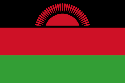 Logo Gambar Bendera Negara Malawi PNG JPG ukuran 400 px