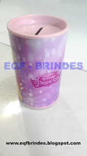 Cofrinho Princesas Disney, lembrancinha princesas disney, brinde princesas disney, tema princesas disney, festa princesas disney