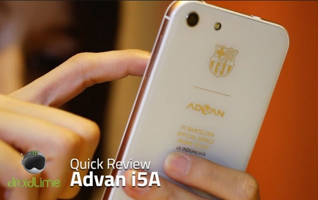 Harga HP Android Advan Barca i5A Tahun 2016 Lengkap Dengan Spesifikasi Ram 2GB 4G LTE