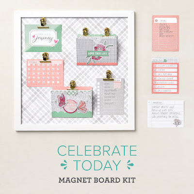 To-Do Board Project Kit called Celebrate Today From Stampin' Up! Kit Collection