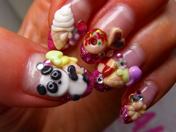 Japanese 3D Nail Art