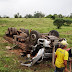 Homem morre após caminhão capotar em ribanceira na BR-116 Norte no município de Santa Bárbara