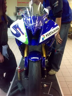 MotorSport Yamaha Vixion Blue with Full Fairing MOdified
