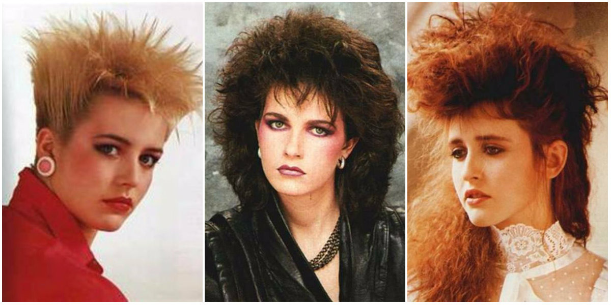 1980s The Period Of Women S Rock Hairstyles Boom Vintage Everyday