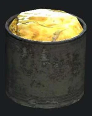 The official Fallout Deathclaw Wellington Recipe:  2 Boiled water 2 Deathclaw egg 2 Deathclaw meat 2 Pepper 1 Wood  The deathclaw wellington is described as a slab of deathclaw meat which has been wrapped in dough and baked in a tin.