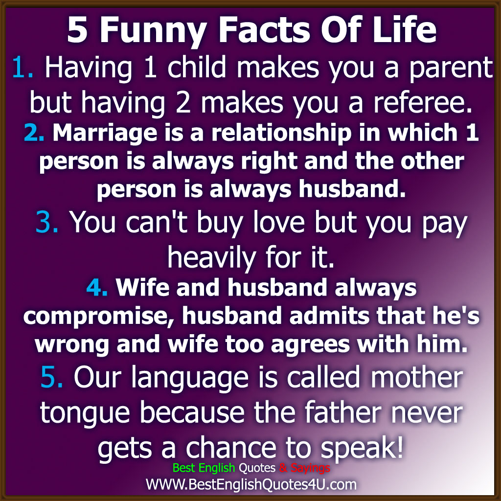 5 Funny Facts Life