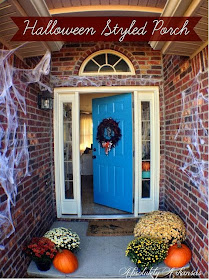 Halloween Styled Front Porch
