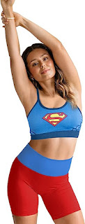 DC Comics Womens Cosplay Active Workout Outfits