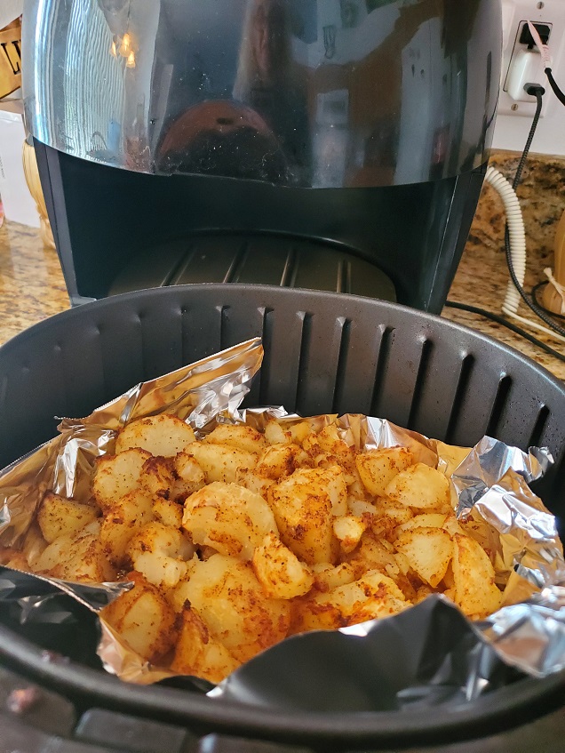 air fried potatoes