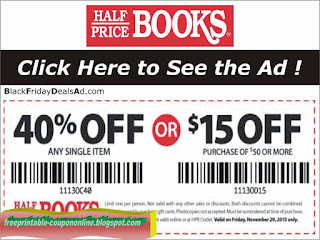 Free Printable Half Price Books Coupons