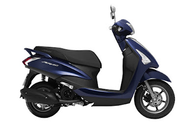 2016 Yamaha Acruzo 125cc dark blue side image