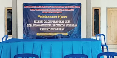 Hasil Tes Calon Kepala Dusun Cokropaten Desa Winongan Kidul Kecamatan Winongan Mendapat Penolakan Warga